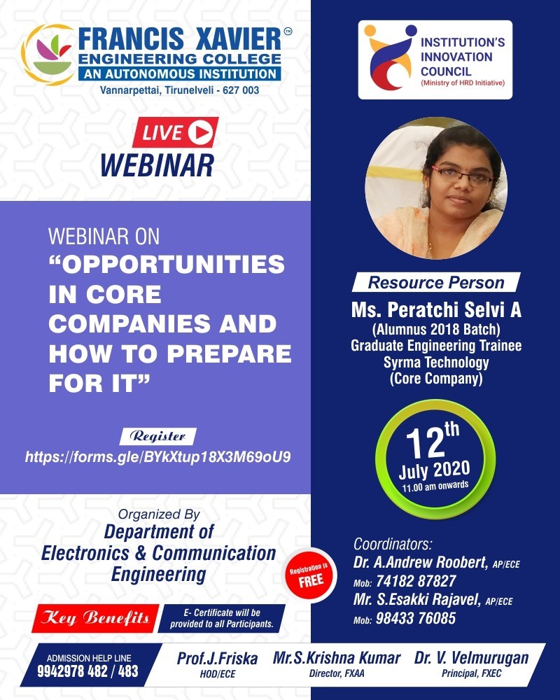 Webinar on 