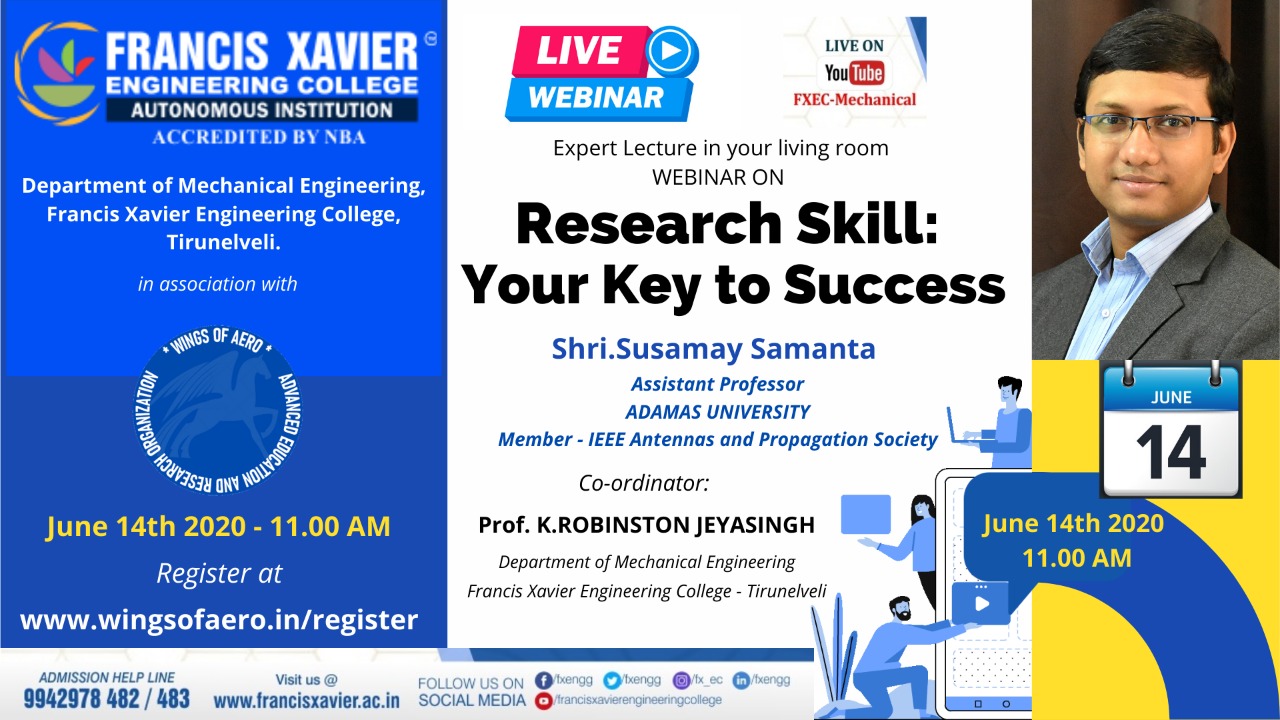 Webinar on Research Skill: Your Key to Success