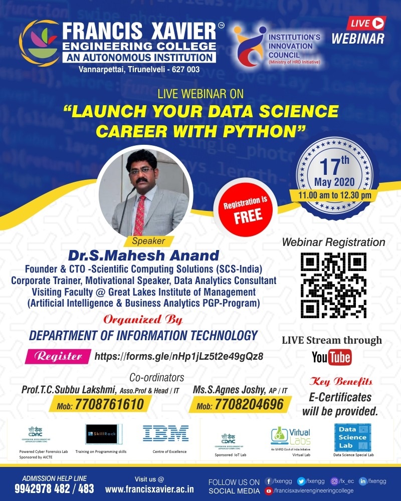 DATA SCIENCE CAREER WITH PYTHON